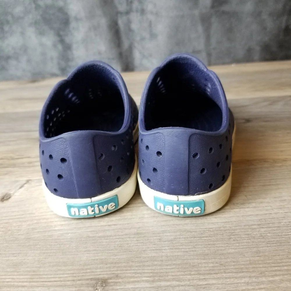 Native Jefferson Navy Blue Waterproof Slip On Sneaker Shoe